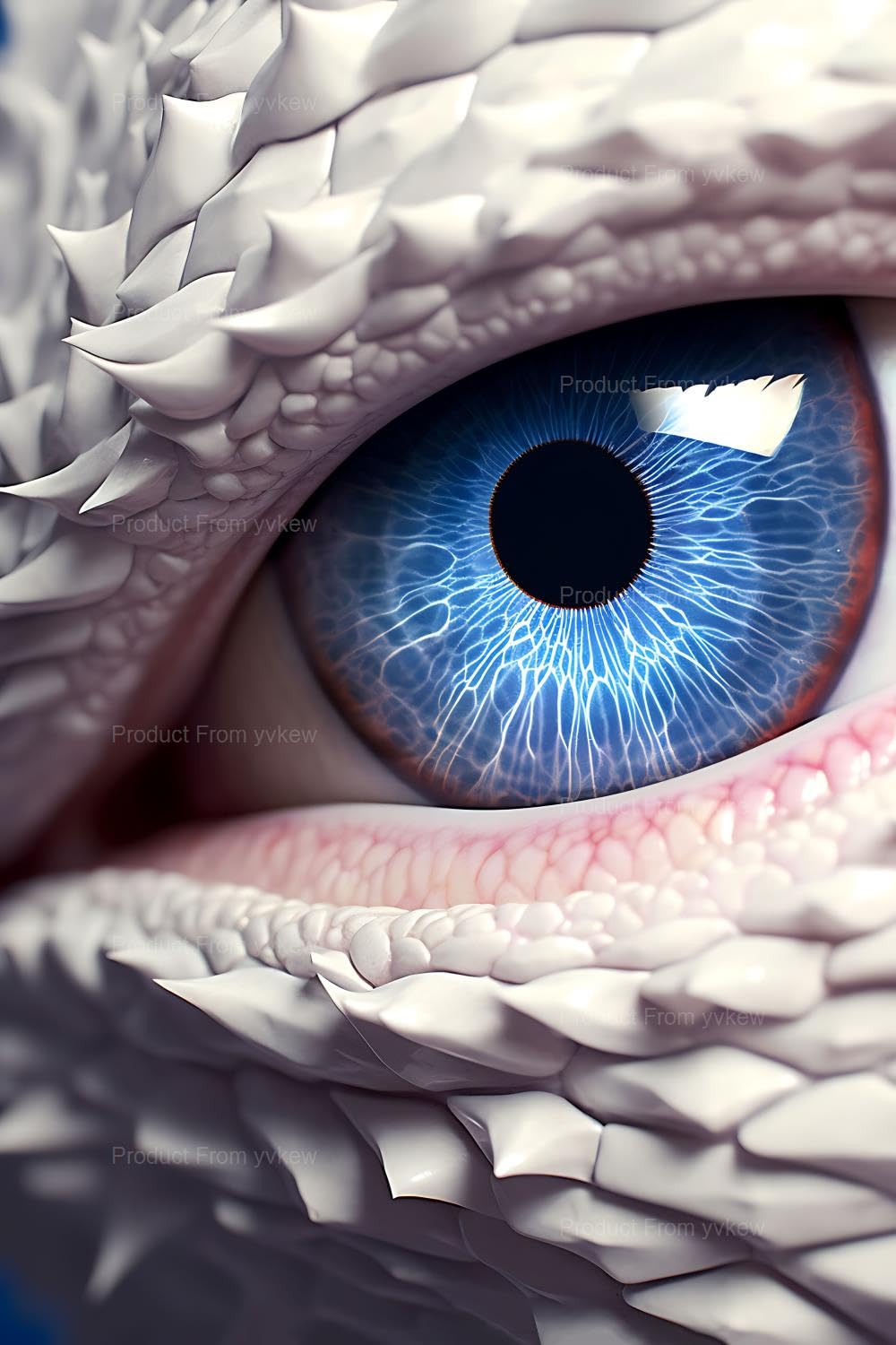 Amazon.com: yvkew Beautiful Blue Dragon Eyes Diamond Painting for